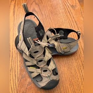 Keen Tan and Black Outdoor Sandals H2 Newport Men’s 11